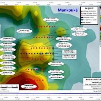 Figure 1 - Map Mankouke 1-5000 - South West
